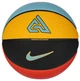 Баскетбольный мяч Nike для всех кортов, резина-синтетика, размер 7, черный-желтый-голубой-красный - изображение 1