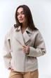Куртка косуха з пальтової тканини Wear me M Молочний (13_25_74_10501) - изображение 1