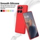 Чехол - накладка Silicone Cover Full для Motorola Edge 60 Pro red - изображение 2