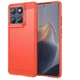 Чехол - накладка Carbon для Motorola Edge 60 Pro red - изображение 1