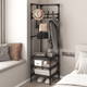 Стійка вішалка кутова для одягу та взуття GTM Loft Mini Organizer сталева підлогова з трьома полицями для взуття стійка для речей стелаж 180*45*45 см Black - зображення 6