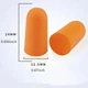 Беруши многноразовые пористые (1 пара) Orange - изображение 4