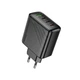 Сетевое зарядное устройство Hoco CS27A, 3Type-C, 1USB, PD, QC, 67W, Черный - изображение 2