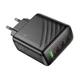 Сетевое зарядное устройство Hoco CS27A, 3Type-C, 1USB, PD, QC, 67W, Черный - изображение 4