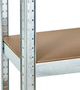 Стелаж металевий ModernHome by Multistore G9040A 180 x 90 x 40 см Срібний (5905817006687) - зображення 4