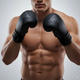 Перчатки для MMA спаринговые (крабы) ZTTY для смешанных единоборств (черные, L 70-100 кг ) - изображение 2
