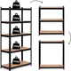 Стелаж металевий ModernHome by Multistore G9030B 180 x 90 x 30 см Чорний (5905817006663) - зображення 8