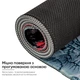 Игровой коврик для мыши мышки и клавиатуры игровая поверхность XL 800x300x3 мм U&P Sakura Control-Speed с прошитыми краями и нескользящей резиновой основой для ПК ноутбука гейминга работы обучения - изображение 3