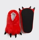 Капці з кігтями кігурумі Kigurumi жіночі домашні тапочки лапи плюшеві текстильні червоний 39-43 (3045) - зображення 3