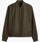 Бомбер H&M Regular Fit Olive 1293696002 S/M - изображение 1