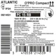 Водонагреватель Atlantic серии O'Pro Compact PC 15 RB (1600W), над мойкой, нижнее подключение воды, 15 л, "мокрый" ТЭН, цилиндрический, класс B, белый - изображение 11