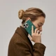 Чехол для смартфона Pitaka Tactile Woven Case Monogram для Apple iPhone 16 Pro Green/Gold (KI1601PTK) - изображение 8