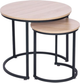 Zestaw stolików kawowych ModernHome by Multistore Loftowy design 2 szt (PJJCT0111) - obraz 1