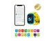Дитячий розумний годинник AmiGo GO004 Splashproof Camera+LED GLORY Blue-Yellow - изображение 2