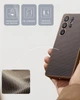 Чехол для смартфона Samsung Galaxy S25 Ultra Pitaka PinButton Case Plain 600D Black/Gold (PBS2502U) - изображение 9