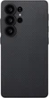 Чехол для смартфона Samsung Galaxy S25 Ultra Pitaka PinButton Case Plain 600D Black/Grey (PBS2501U) - изображение 1
