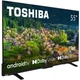 TV 55 Toshiba 55UA2363DG 4K UHD/LED/T2/Android 11/2 x 10W/Dolby Digital/HDMI/Wi-Fi/VESA 200 x 200 M4 - изображение 2