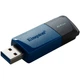 USB флеш накопитель Kingston 2x64GB DataTraveler Exodia M Black/Blue USB 3.2 (DTXM/64GB-2P) - изображение 3