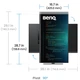 TFT 31.5' BenQ RD320U, 4K, IPS, 2хHDMI, DP, USB- C, USB-hub, HAS, Pivot, кол., сірий - зображення 9