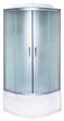 Душевой бокс KO&PO 470 F 80x80х215 см на глубоком поддоне без форсунок матовое стекло раздвижные двери (C10088) - изображение 6