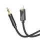 Аудiокабель HOCO UPA30 Friend digital audio conversion cable iP Black (6942007625494) - изображение 1