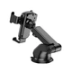 Автотримач для телефона HOCO CA104 vertical and horizontal telescopic gravity vehicle holder Black Metal Gray (6931474766236) - изображение 3