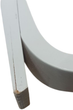 Fotel bujany ModernHome by Multistore regulowany podnozek bialo-czarny (TXRC-03 WHITE) (955555910847746) - Outlet - obraz 2