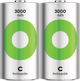 Akumulator GP ReCyko C (HR14) 1.2V 3000 mAh 2 szt (GPRCK300C697C2) - obraz 1
