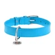 Кожаный ошейник для собак WAUDOG Glamour с QR паспортом без украшений M Ш 20 мм 30-39 см Blue (32932) - изображение 2