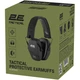 Тактичні навушники 2E Defence NRR 25 dB пасивні Black (2E-TPE016BK) - зображення 7