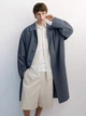 Тренч Uniqlo розмір S сірий (07) (475634) - изображение 6