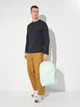 Рюкзак спортивный тканевый 25 л вмещает формат А4 Nike Heritage Bkpk DC4244-353 Мятный (0198480972037) - изображение 2