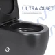 Унитаз напольный Qtap Robin Ultra Quiet керамический черный (SD00052566) - изображение 5