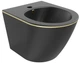 Подвесное биде MEXEN LENA BLACK MATT GOLD EDGE * - изображение 1