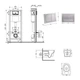 Инсталляция 4 в 1 Qtap Nest Jay Сатин (QT07335175W48204) - изображение 2