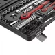 Набор инструментов INTERTOOL 72 ед 1 2 и 1 4 Cr V профессиональный комплект который прослужит годами - изображение 4