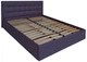 Ліжко-подіум двоспальне ChesterNew Design Comfort 160*200см З підйомним механізмом та нішею для білизни Фіолетовий - изображение 2