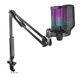 Микрофон c пантографом конденсаторный Fifine Q-6T-B RGB USB Black - изображение 1