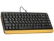 Комплект (клавіатура + миша) A4Tech Fstyler F1110 Bumblebee - изображение 4