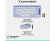 Комплект: клавіатура і миша Logitech POP Icon Combo Liliac (920-013078) - изображение 7