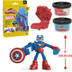 Набір для творчості з масою для ліплення Hasbro Герої Marvel Captain America Stamping Shield (F9829_G0056) - зображення 3
