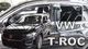 Дефлекторы окон ветровики Volkswagen T-Roc 17- вставные 4шт Heko Фольксваген Т-Рок АМ0054195 - изображение 1