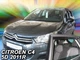 Дефлекторы окон ветровики Citroen C4 5D 10- вставные 4шт Heko Ситроен С4 АМ0007139 - изображение 2
