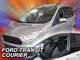 Дефлекторы окон ветровики Ford TRANSIT 2d 4d 13- вставные Heko Форд Транзит АМ0007277 - изображение 1