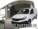 Дефлектори вікон вітровики Peugeot Partner 4d 5d 18- вставні 2шт Heko Пежо Партнер АМ00548452 - зображення 1