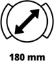 Zestaw tarcz do szlifowania i polerowania KWB 180 mm 15 szt. (2093233) - obraz 2