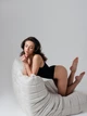 Бесшовное боди на бретельках из мягкой эластичной ткани Nud XL Черный - изображение 8