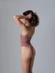 Моделирующий классический женский боди майка с сильным эффектом утяжки Nud S Коричневый - изображение 3