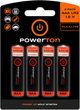 Батарейки Powerton AAA (LR03) 1.5V (12x4-pack) 48 шт (8590274601239) - зображення 1
