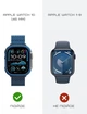 Защитный бампер Pitaka Air Case для Apple Watch 10 46mm Moonrise (AWB2403) - изображение 11